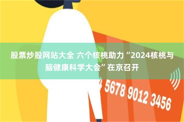 股票炒股网站大全 六个核桃助力“2024核桃与脑健康科学大会”在京召开