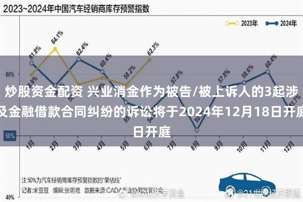 炒股资金配资 兴业消金作为被告/被上诉人的3起涉及金融借款合同纠纷的诉讼将于2024年12月18日开庭